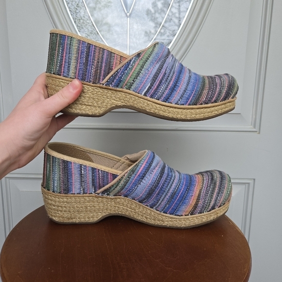 Dansko Professional Jute Artisan Weave Espadrille Clog - Picture 6 of 11
